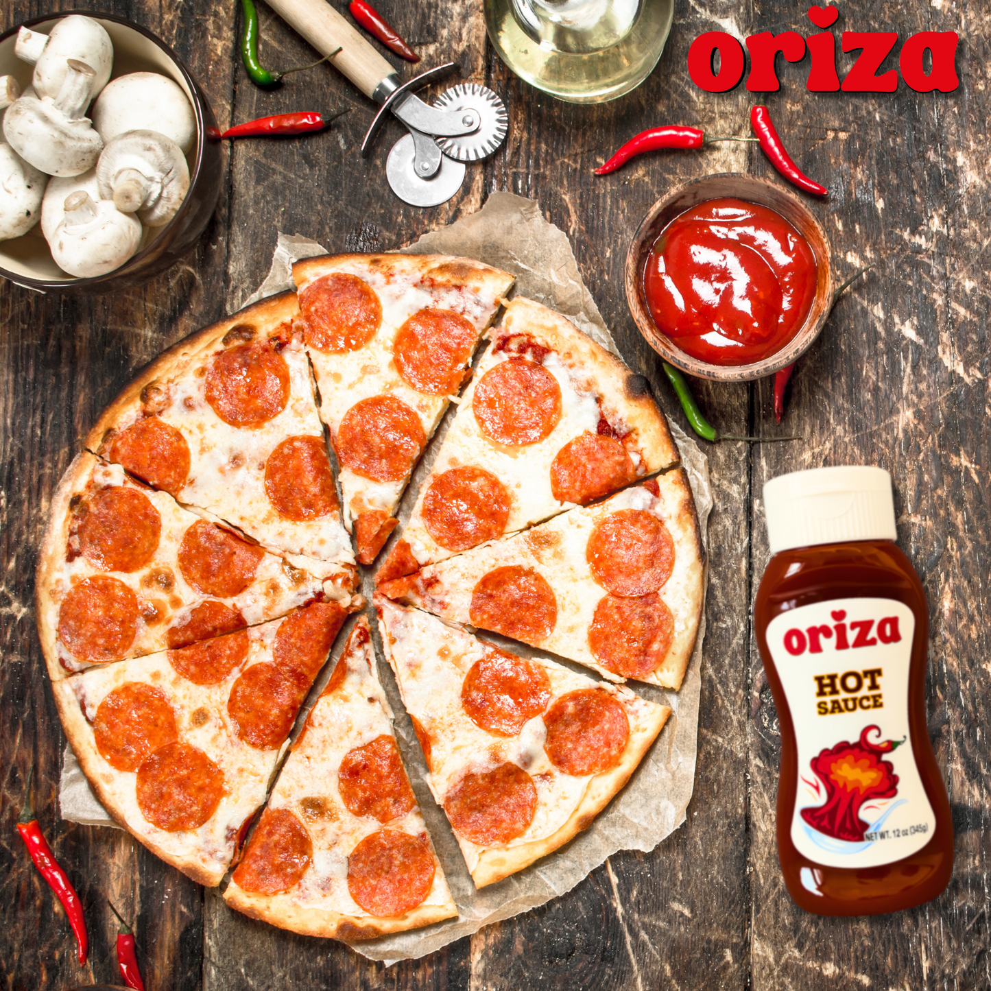 ORIZA Hot Sauce 12oz