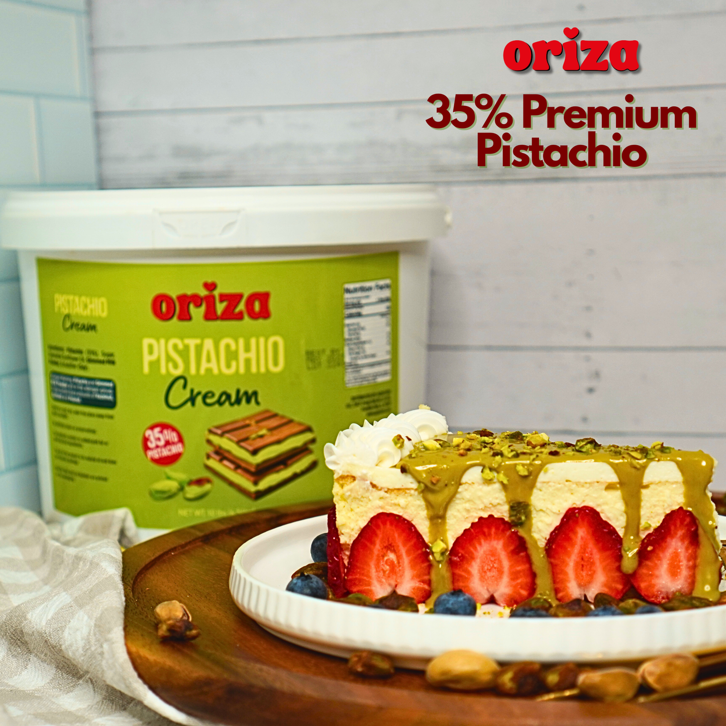 Oriza Pistachio Cream 20lbs (Pack of 2)