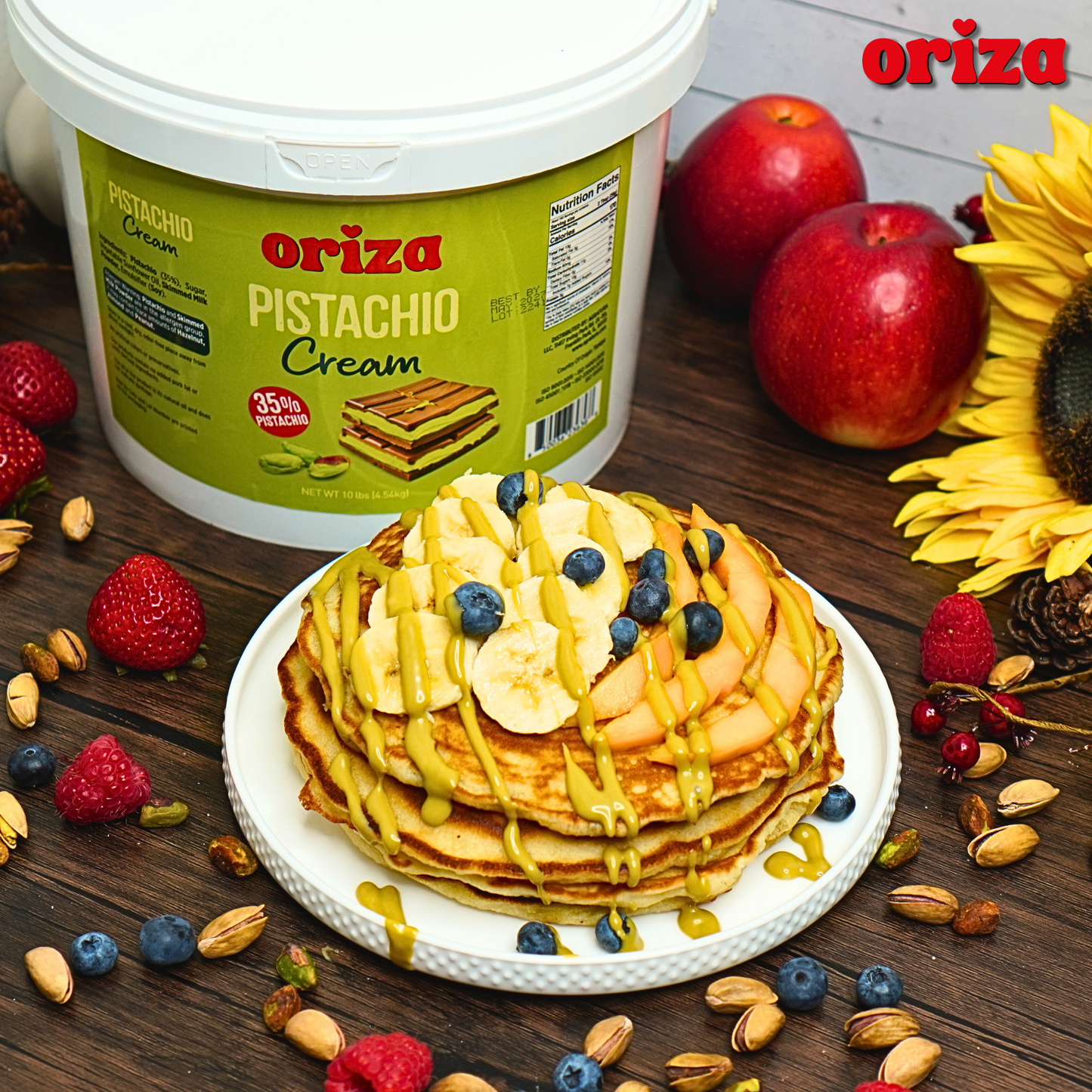Oriza Pistachio Cream 20lbs (Pack of 2)
