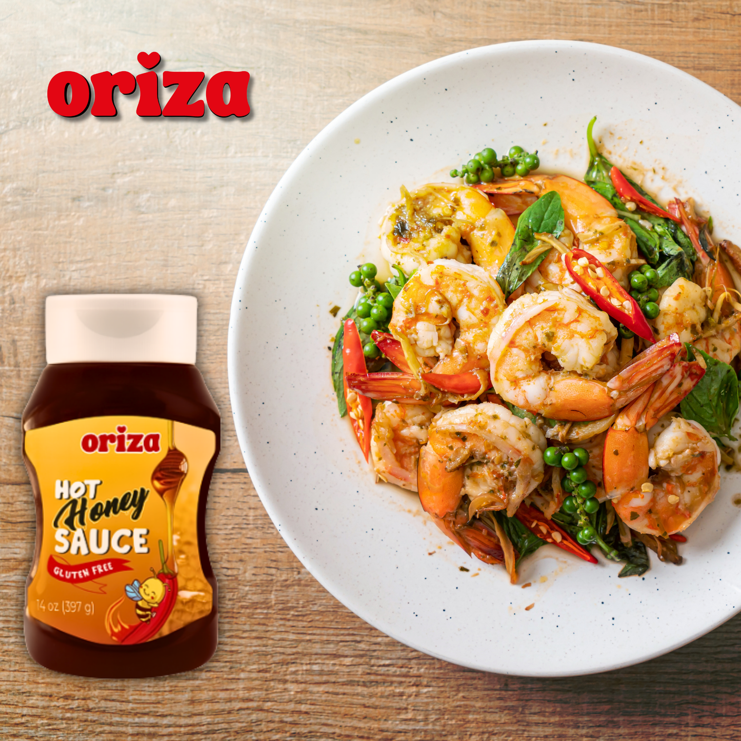 Oriza Hot Honey Sauce 14oz