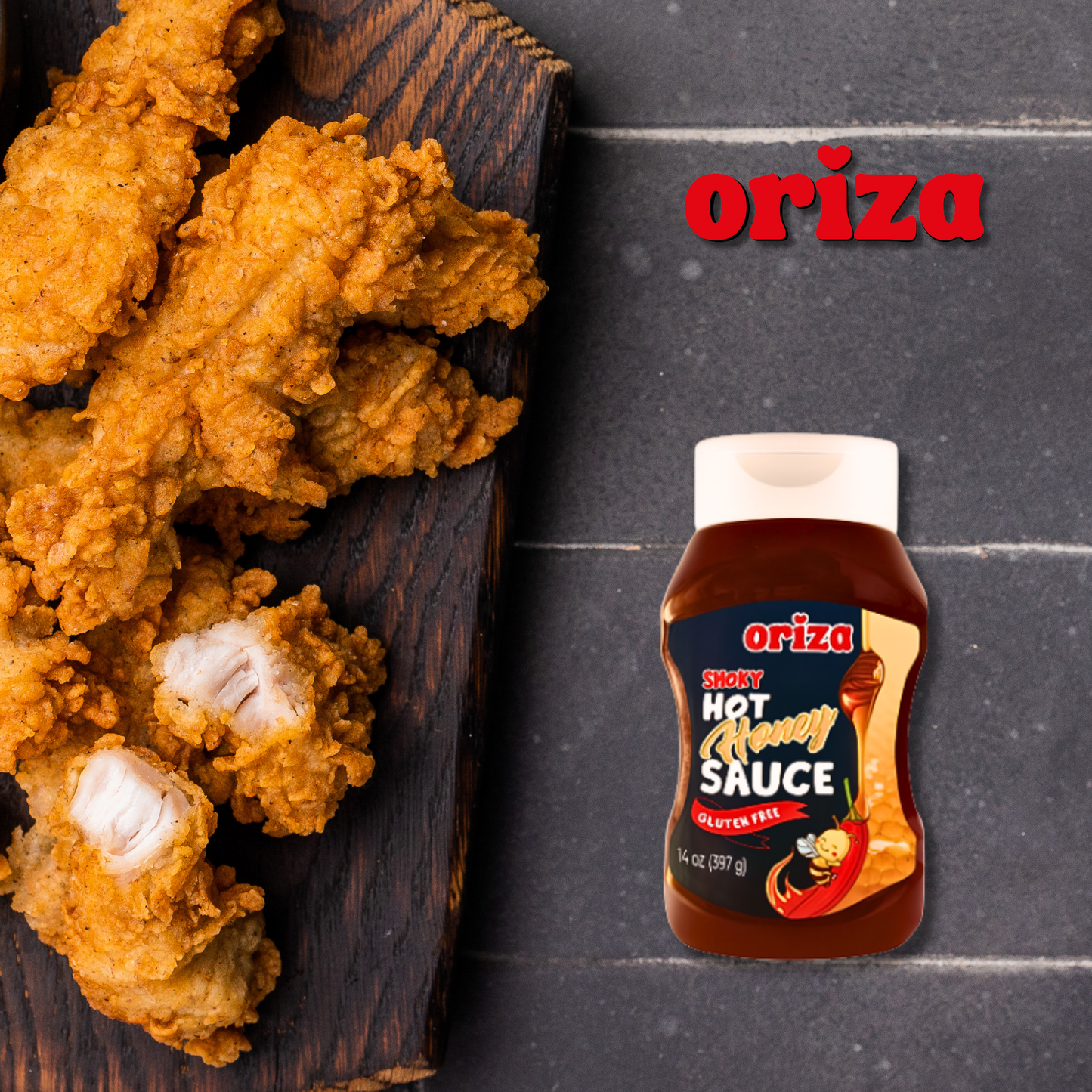 Oriza Smoky Hot Honey Sauce 14oz