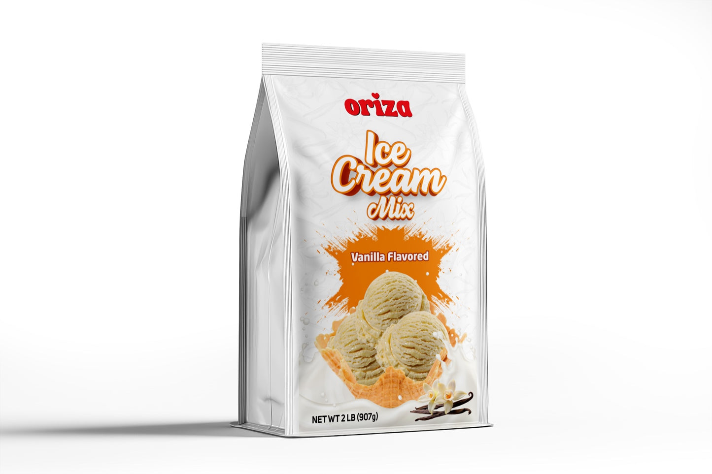 ORIZA Ice Cream Mix with Vanilla Flavor 2 LB