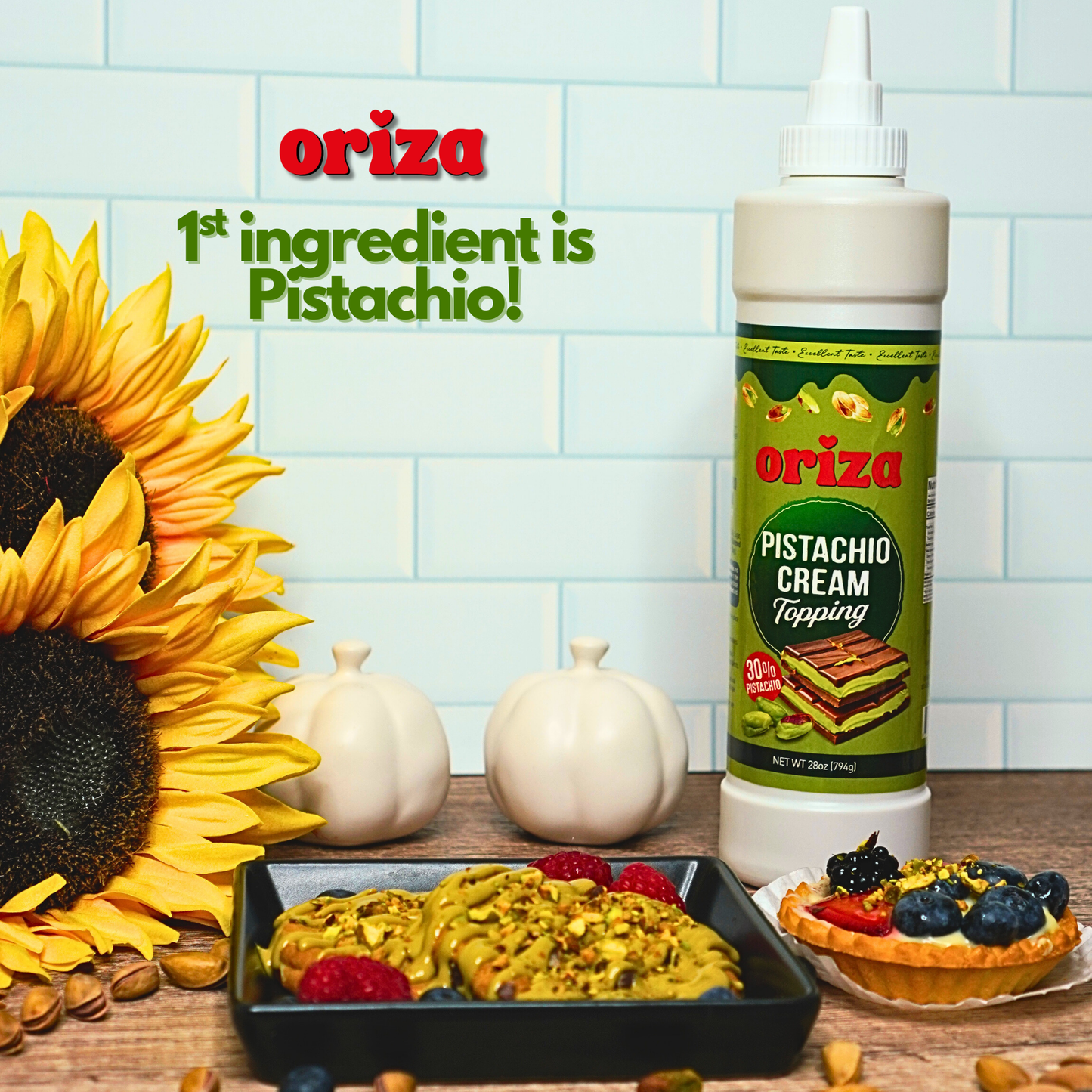 Oriza Pistachio Topping 28oz