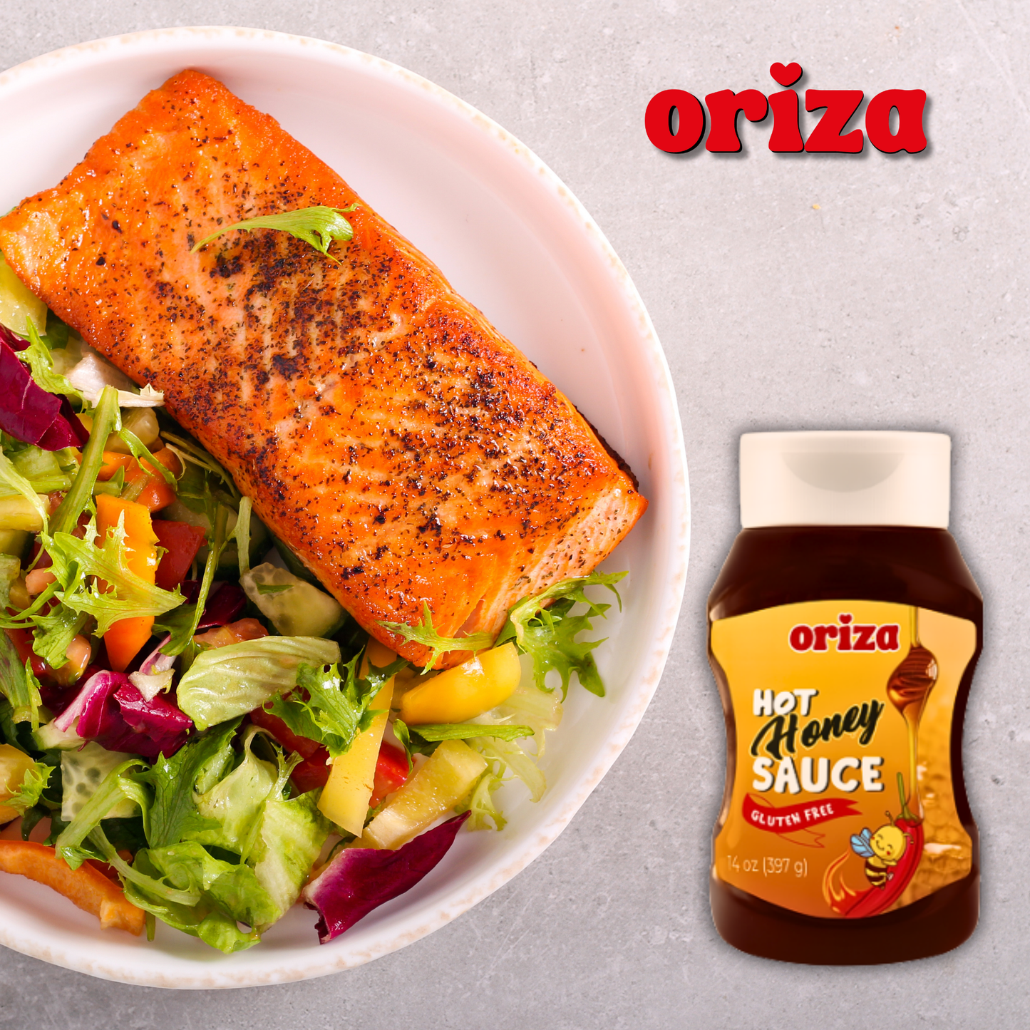 Oriza Hot Honey Sauce 14oz