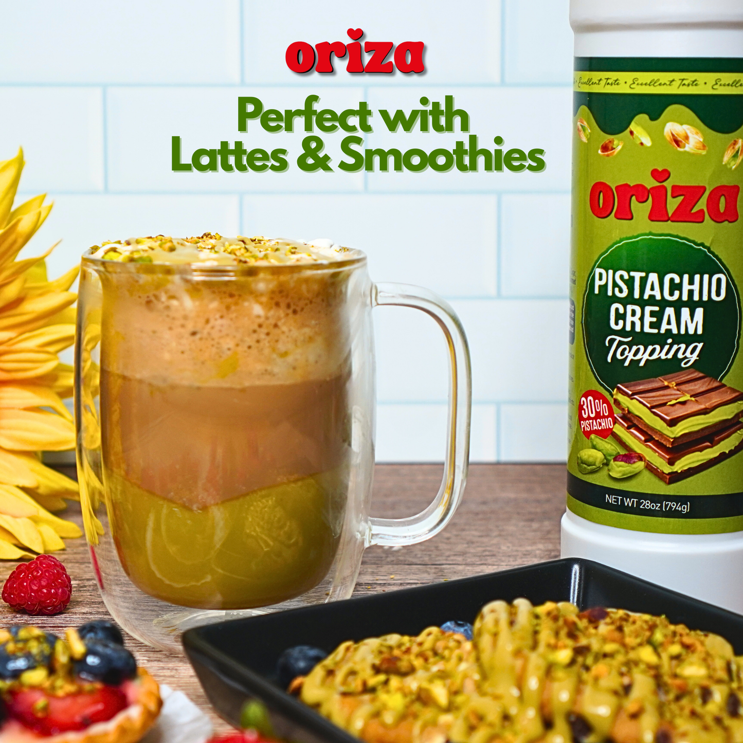 Oriza Pistachio Topping 28oz