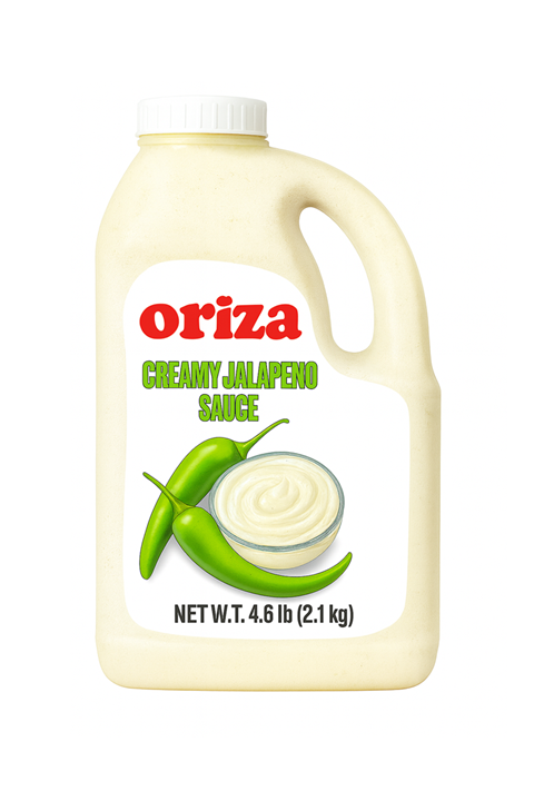 ORIZA Creamy Jalapeno Sauce 4.6 lb (2.1kg)